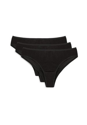 3-PACK - G-strenge - black