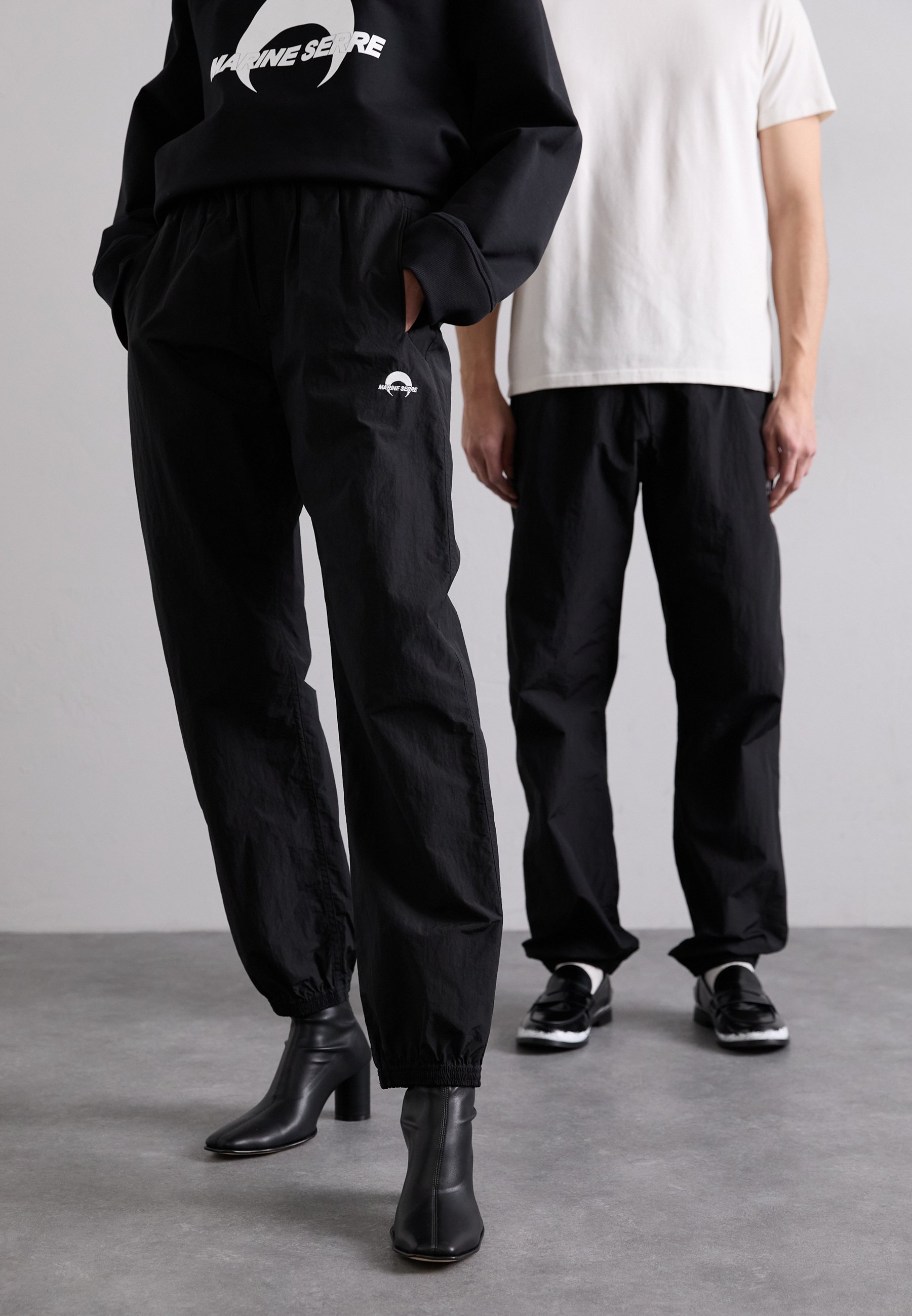 MARINE SERRE SPORT TRACK PANTS UNISEX - Tracksuit bottoms - black 