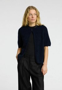 Selected Femme SLFSIA RAS 2/4 NOOS - Vesta na kopčanje - dark sapphire