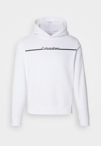 SPLIT LINE LOGO HOODIE - Mikina - bright white