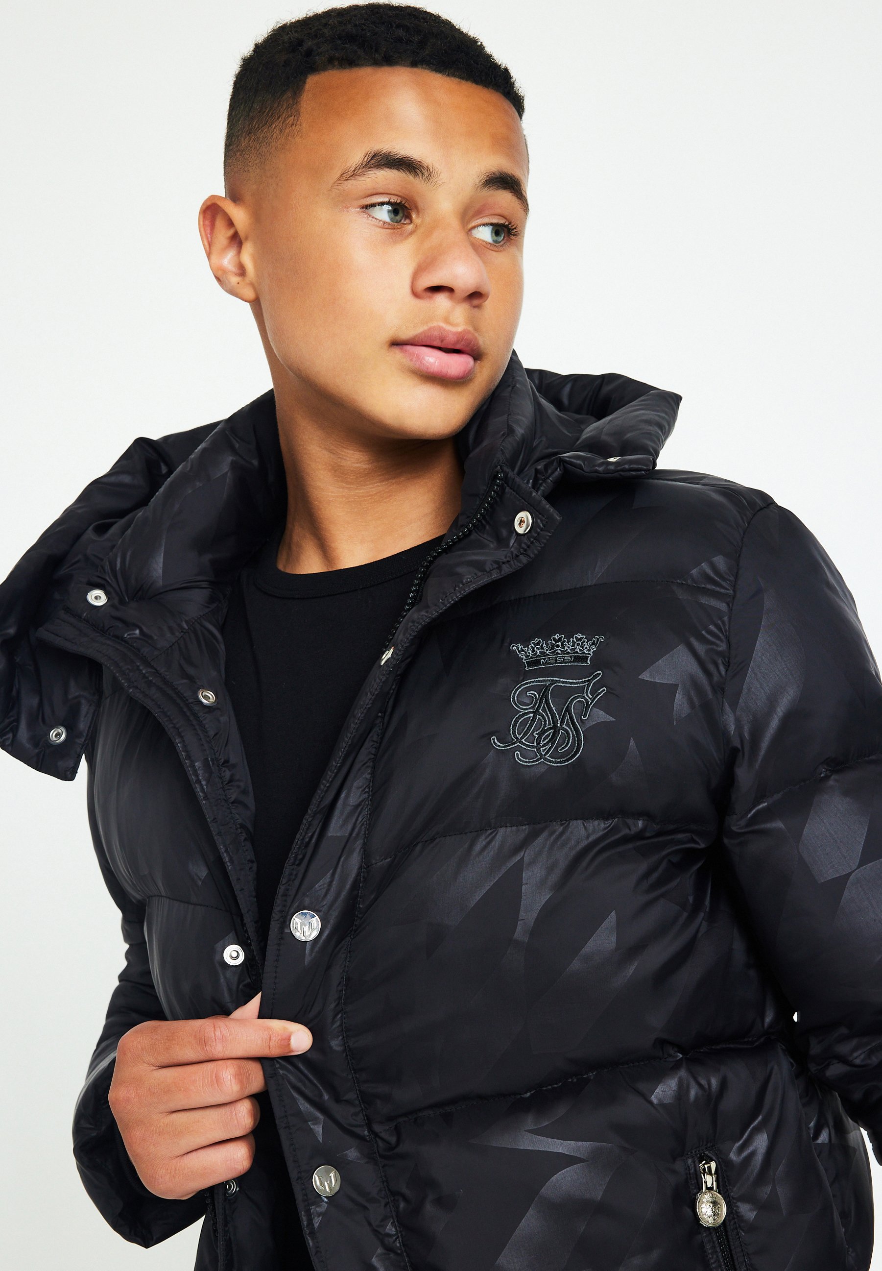 SIKSILK Abrigo de invierno - black/negro - Zalando.es