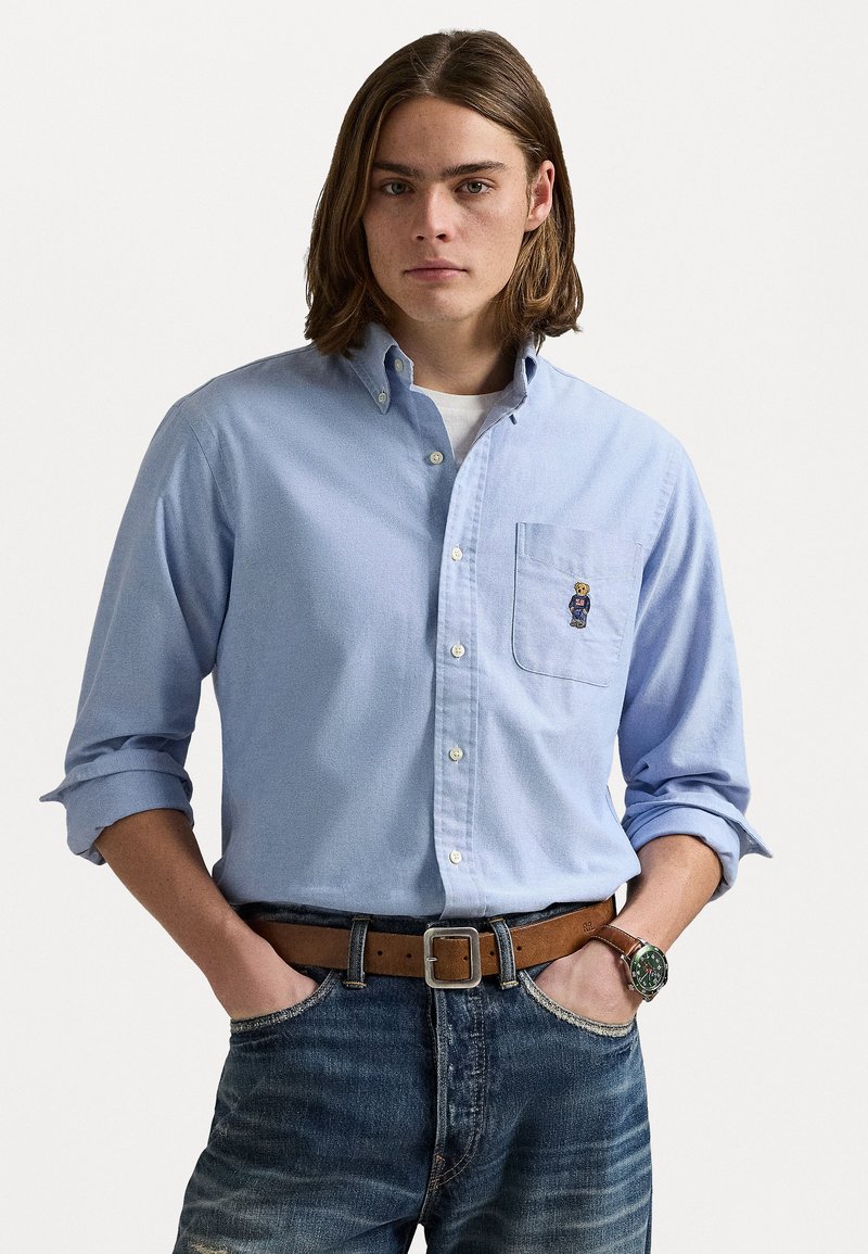 Polo Ralph Lauren - CUSTOM FIT POLO BEAR OXFORD SHIRT - Chemise - blue, Agrandir