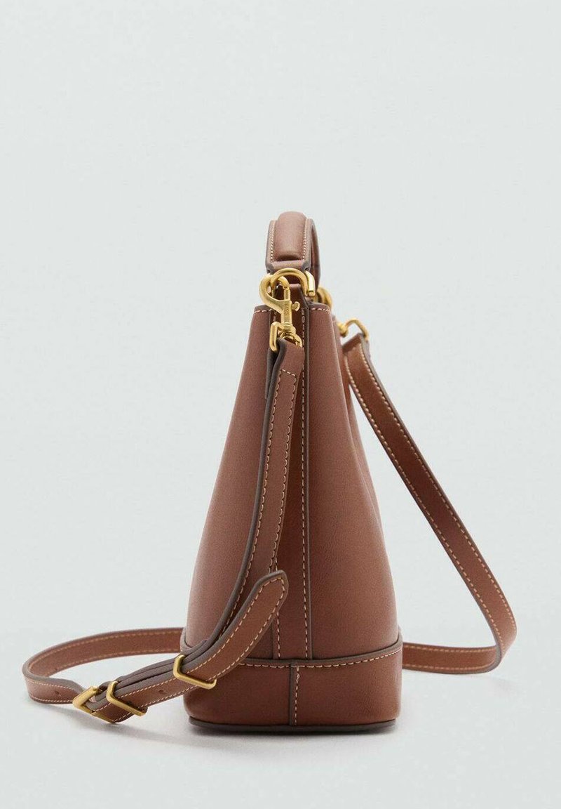 Mango MIKE - Across body bag - leather/brown - Zalando 
