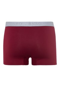 Hanro ESSENTIALS 2 PACK - Boxerkalsong - ruby/coal melange
