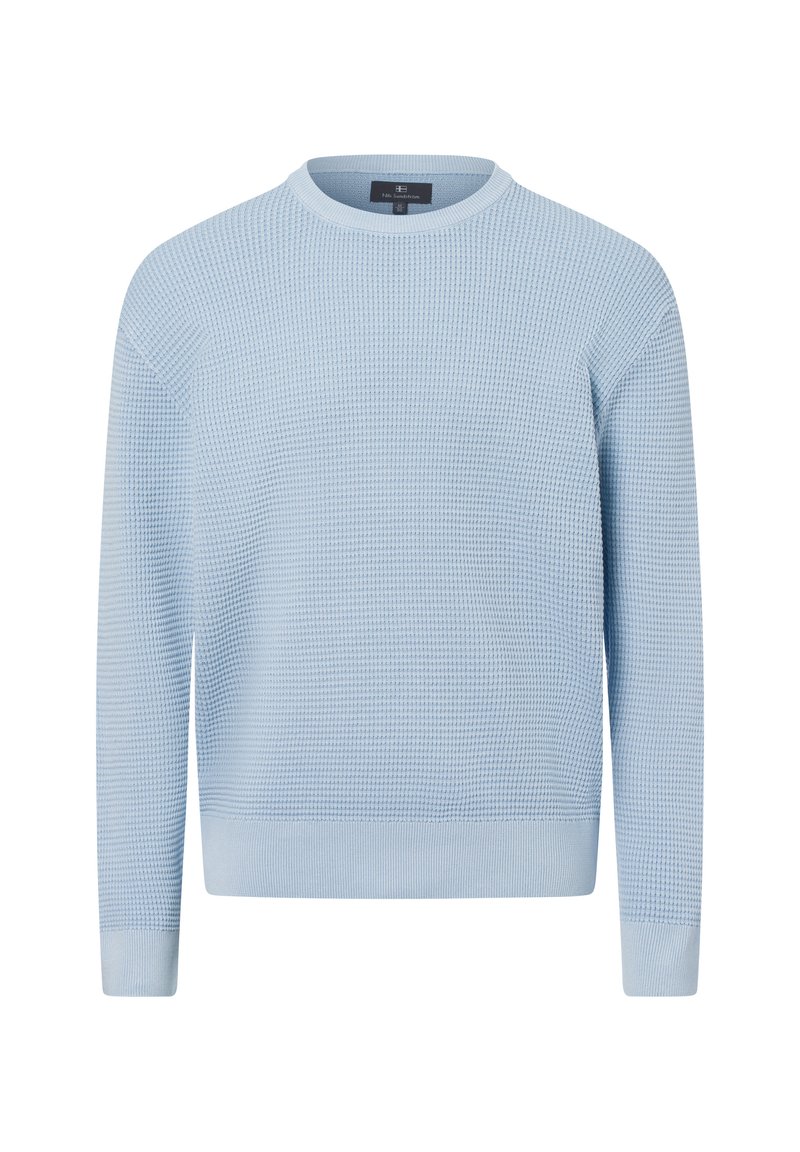 Nils Sundström Strickpullover - hellblau