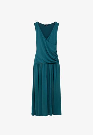 Scalpers, SCALPERS SCDRAPPED V JERSEY DRESS - Vestido ligero - emerald
