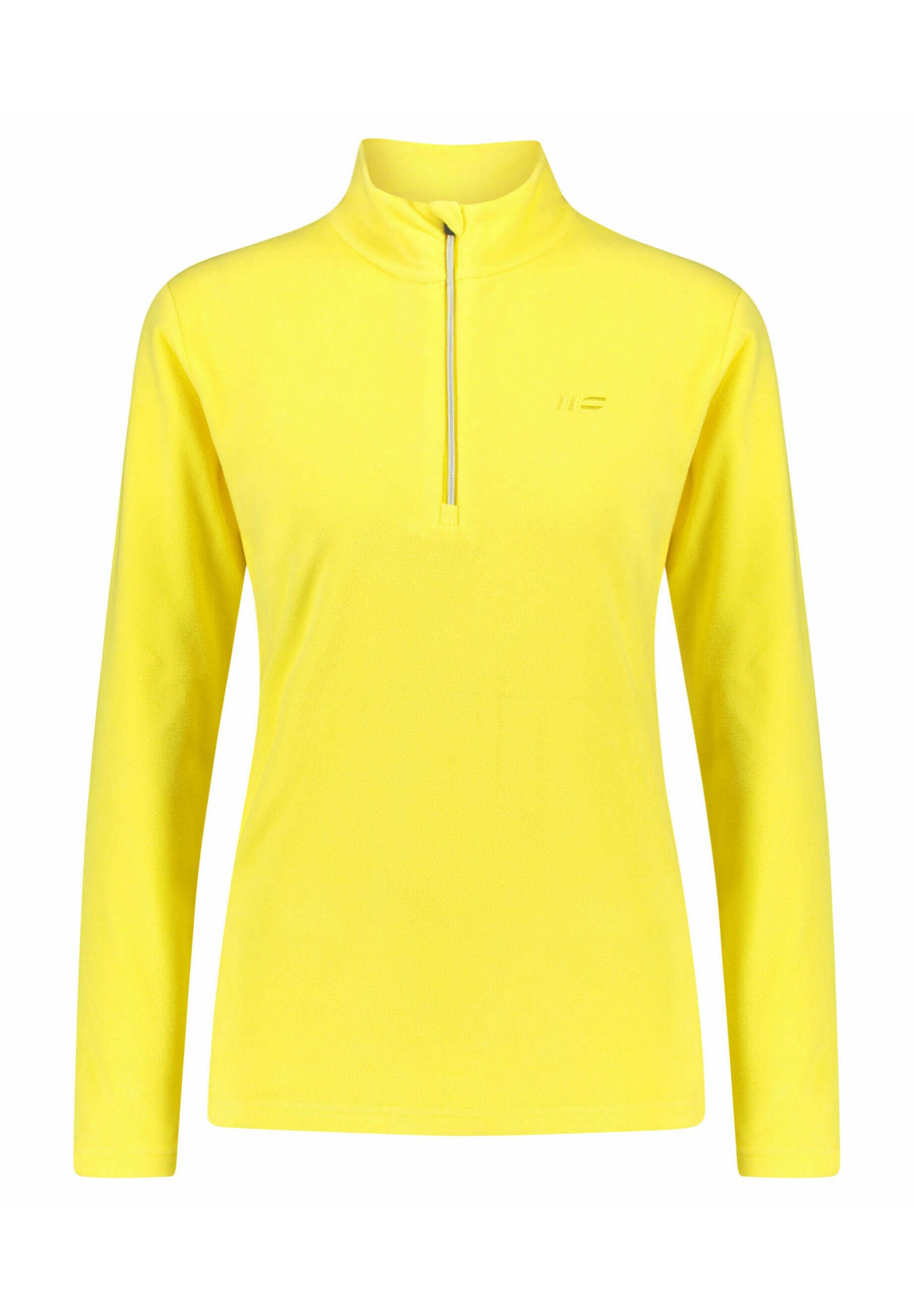 yellow fleece pullover