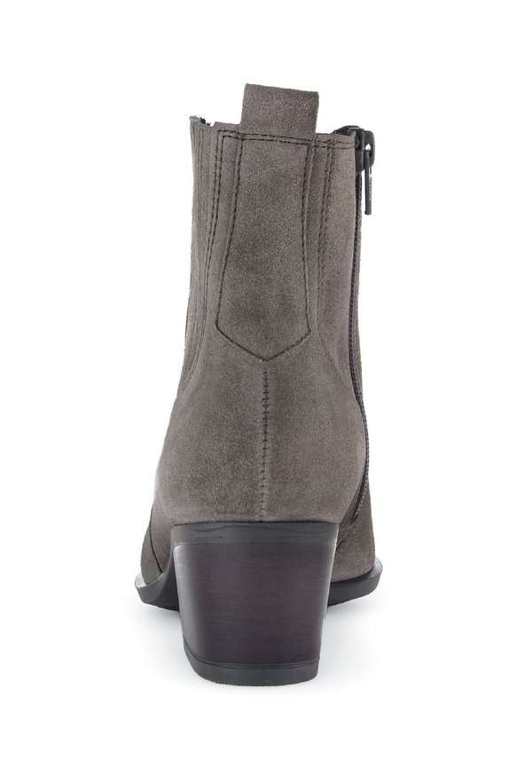 Cowboy/biker ankle boot - mohair micro4