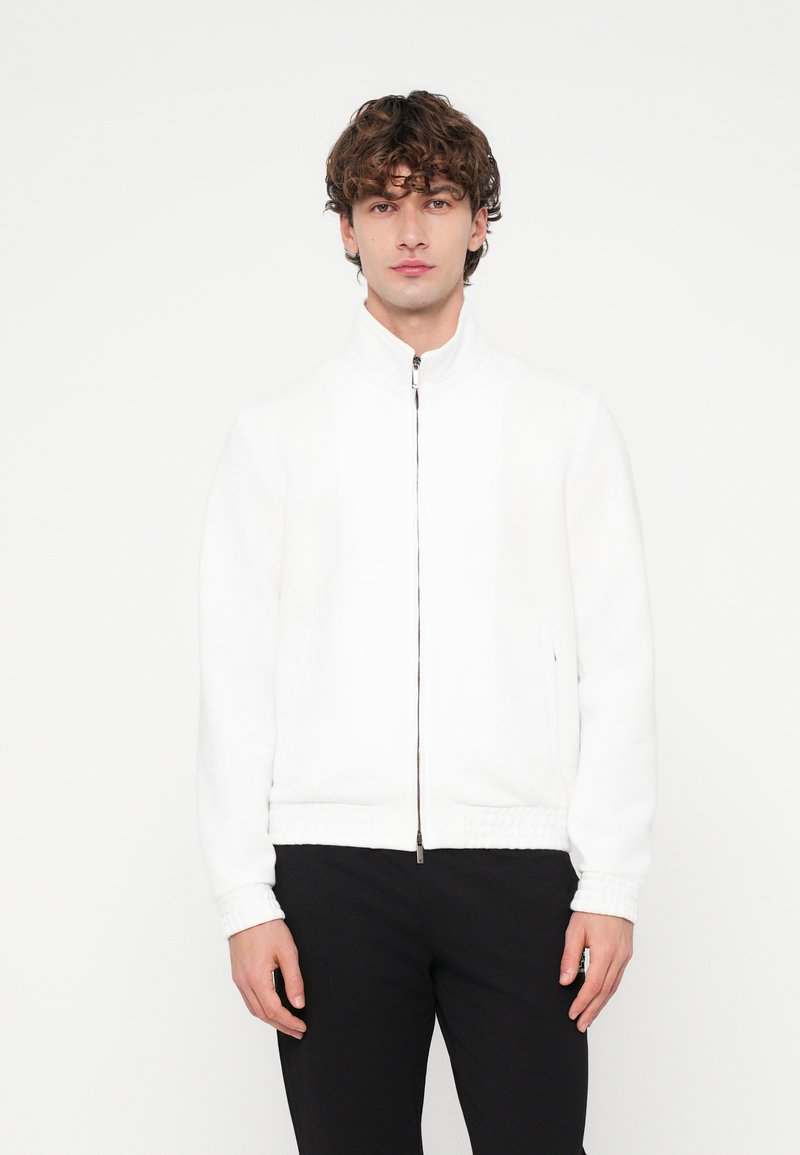 Emporio Armani Sweater met rits wit