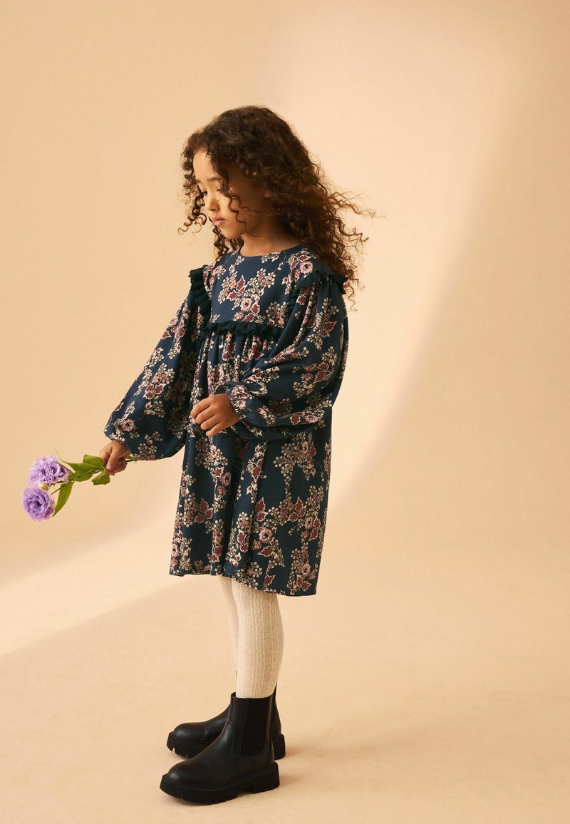 Laura Ashley TUTTINGTON FLORAL REGULAR FIT - Jersey dress - dark navy/blue  - Zalando