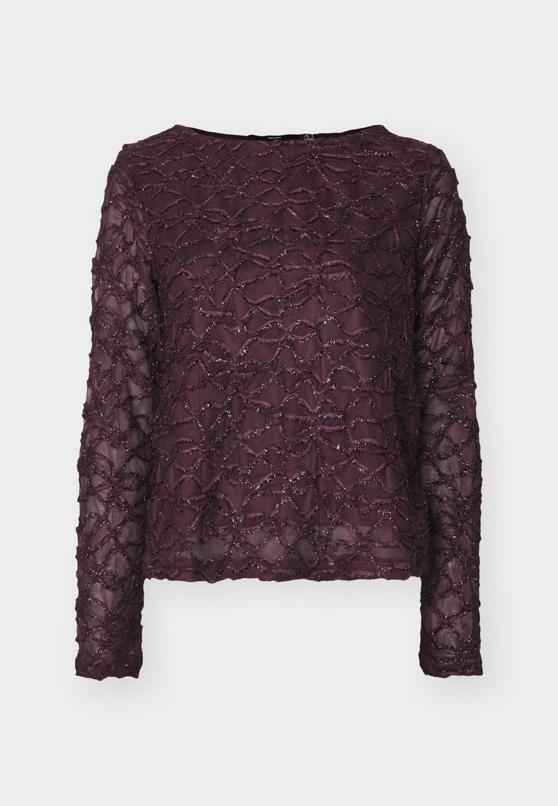 Vero Moda Longsleeve donkerpaars Vero Moda Longsleeve donkerpaars