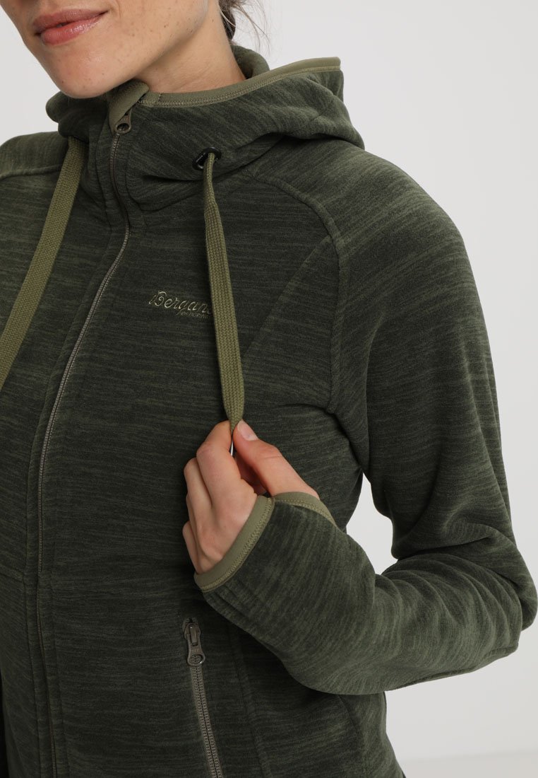 Bergans HAREID LADY Fleecejakke seaweed melangekhaki Bergans Salg | Herre | Sport | Nye tilbud hos Zalando