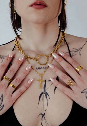 Wildcat, O NECK - Necklace - Gold