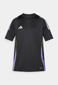 TIRO24 
 - T-skjorte til trening - black/purple rush
