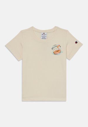 SUMMER CREW NECK - T-shirt imprimé - beige