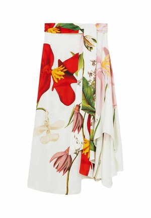 Reiss REGULAR FIT - KASSIA | NYBG FLORAL MIDI SKIRT . - Accessoire de plage - ivory