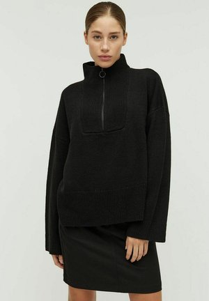 FLETA-M - Strickpullover - black