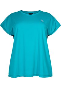 Unselected, deep peacock blue