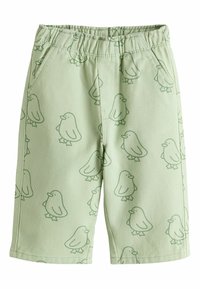Unselected, green duck print