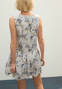 Next REGULAR FIT - DROP WAIST  - Trikoomekko - grey marl floral print