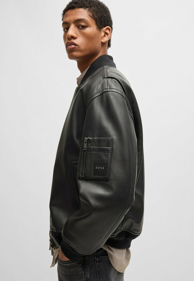 Bomberjacke Schwarz Bomberjacke Boss Regenjacke Herren