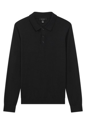 Reiss, T-shirt à manches longues - black