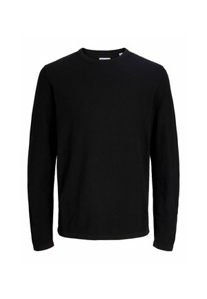 Jack & Jones, KNITTED PULLOVER KNITTED PULLOVER - Πουλόβερ - black