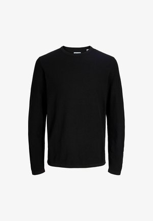 Jack & Jones, KNITTED PULLOVER KNITTED PULLOVER - Πουλόβερ - black