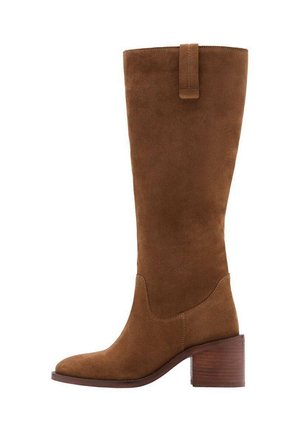 WITH TALL LEG - Botas - medium brown
