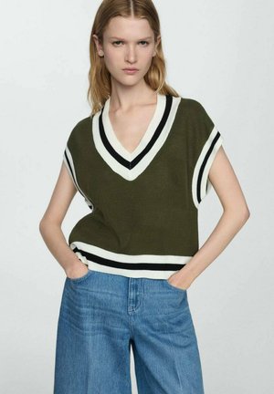 Urban Classics Mujeres Croppedknit College Slipover Suéter De