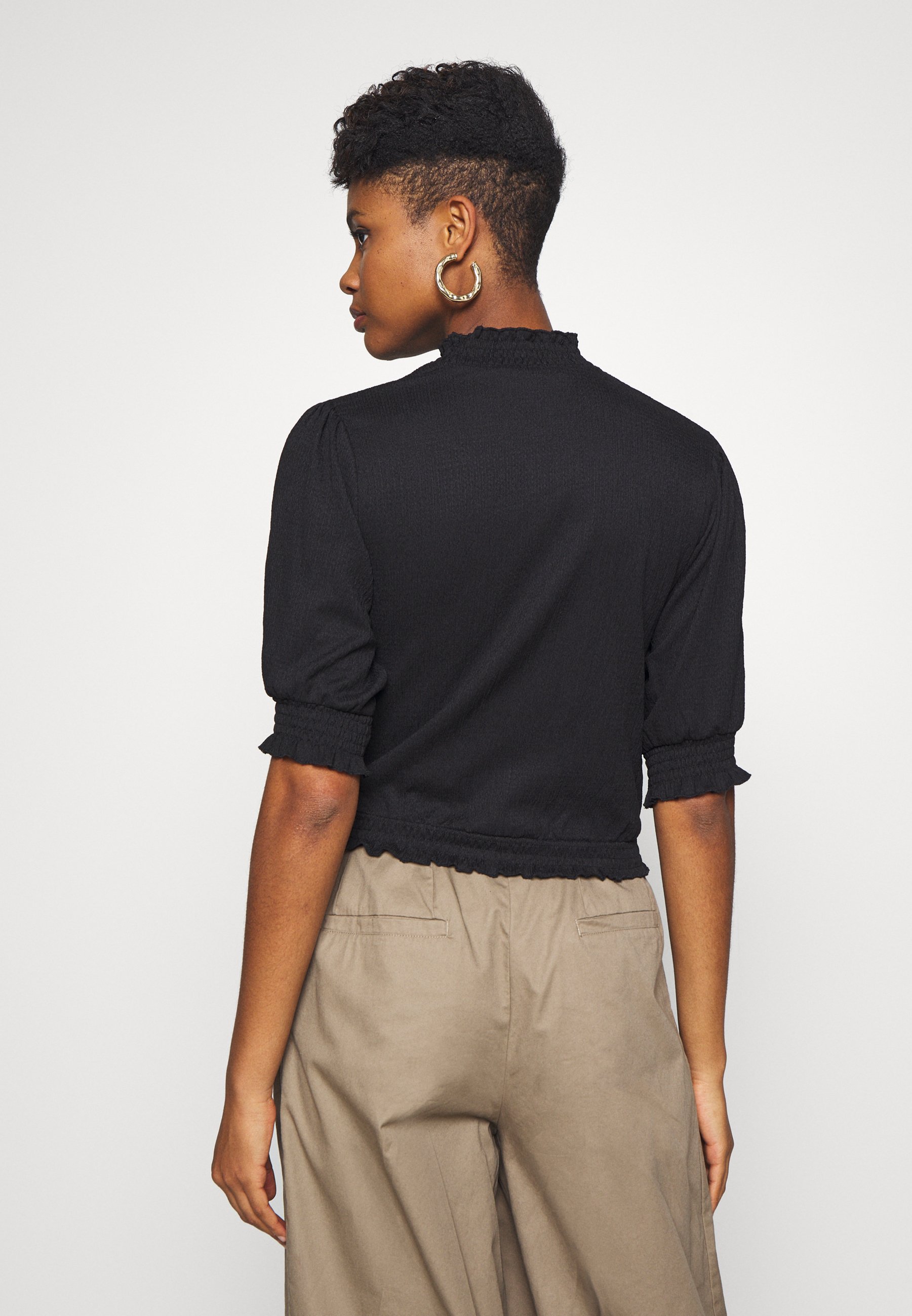 Monki NICOLINA Bluser black dark Zalando.no Monki NICOLINA - Bluser - black dark
