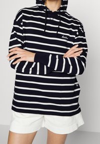 Barbour Hoodie - dark blue