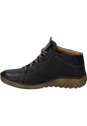 Snørestøvletter - schwarz-kombi