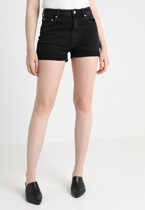 Džínové kraťasy - black denim