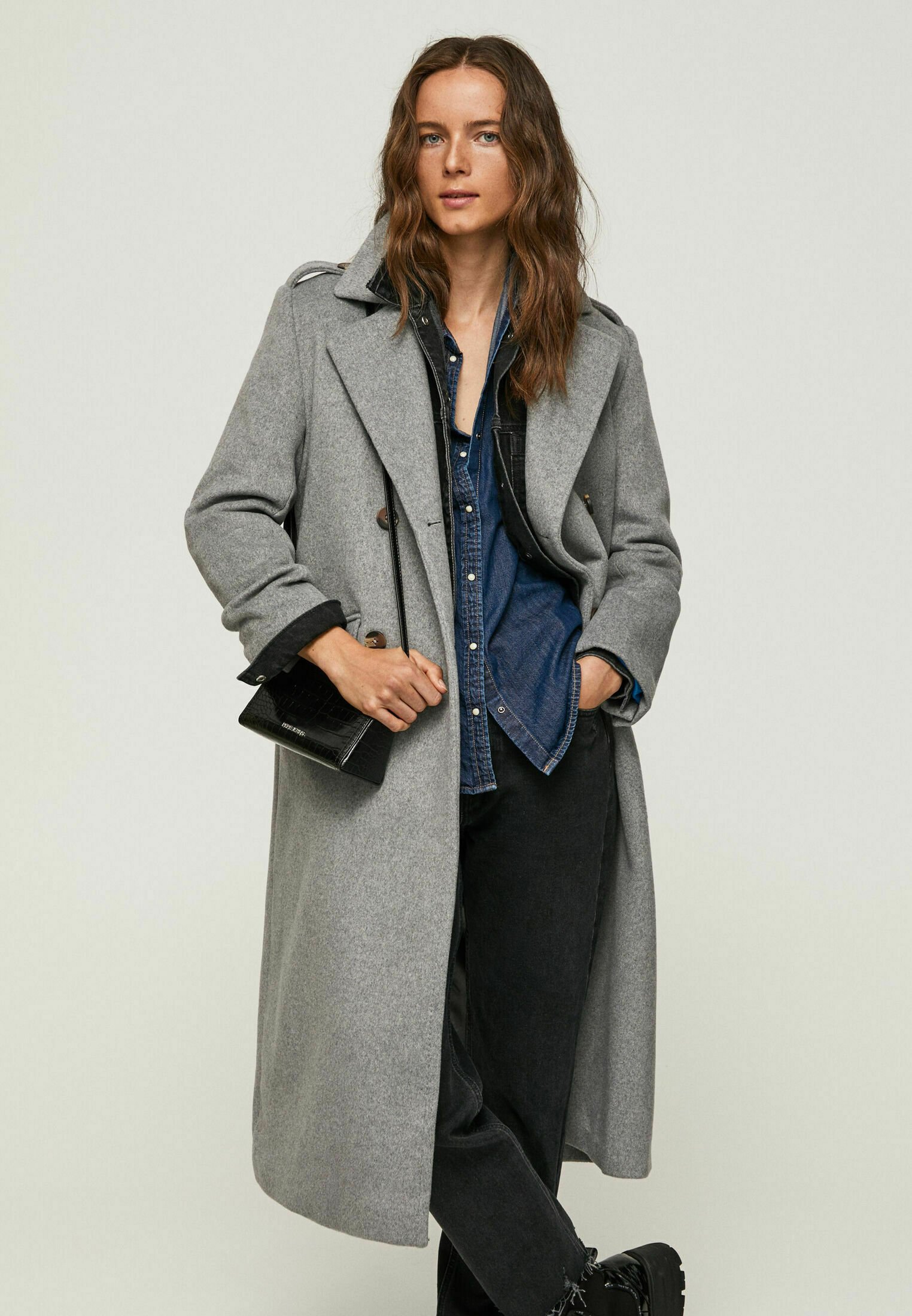 Pepe Jeans Abrigo clásico - grey marl/gris claro - Zalando.es