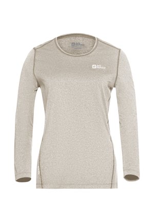 Jack Wolfskin SKY THERMAL - Langarmshirt - pale sand