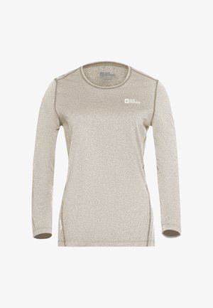 Jack Wolfskin SKY THERMAL - Long sleeved top - pale sand