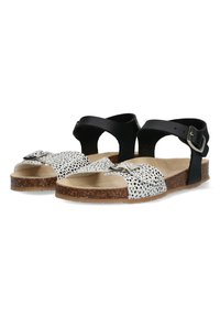 Braqeez SALLY SPAIN  - Riemensandalette - black, white