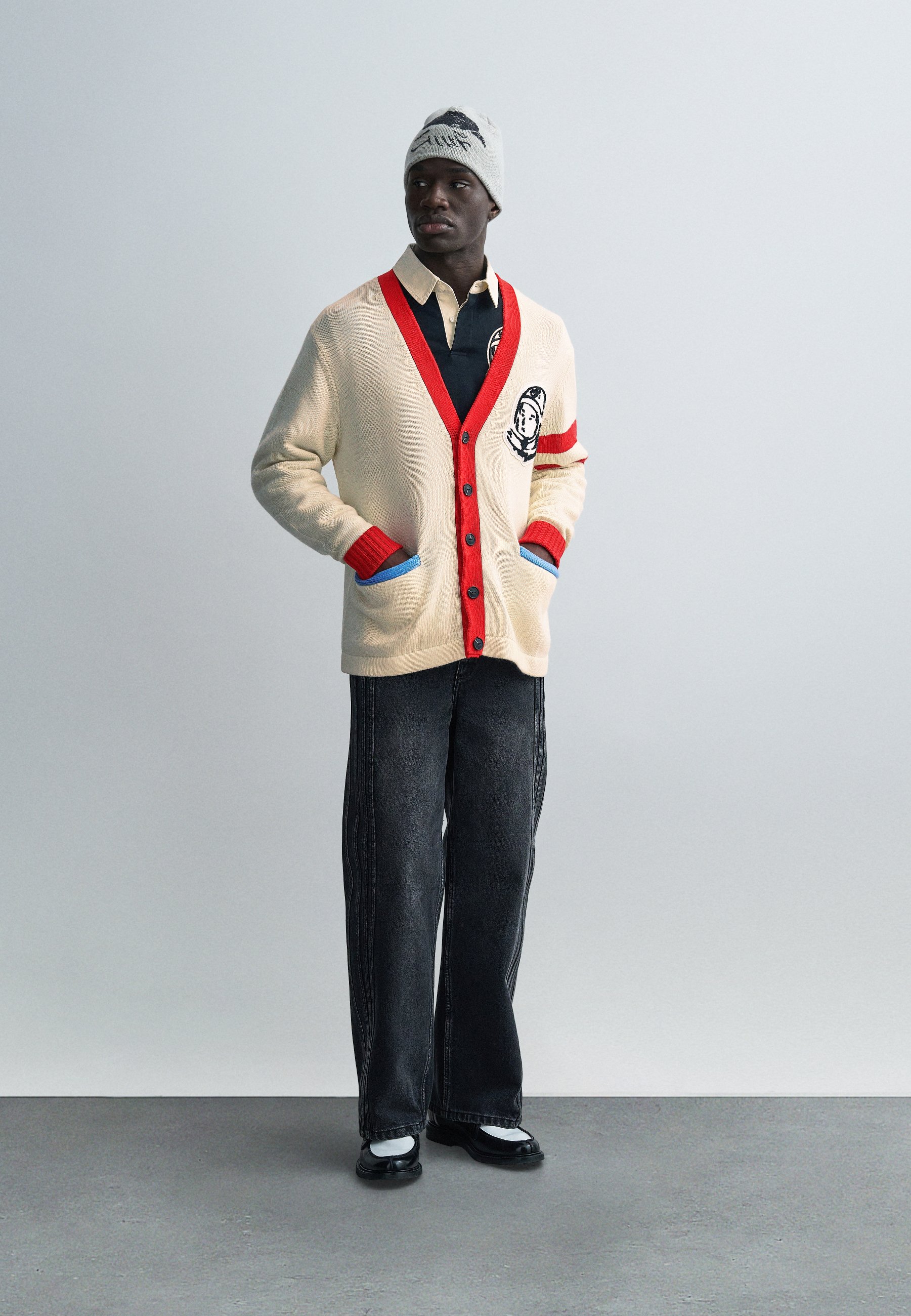 Billionaire Boys Club ASTRO COLLEGE CARDIGAN - Cardigan - taupe