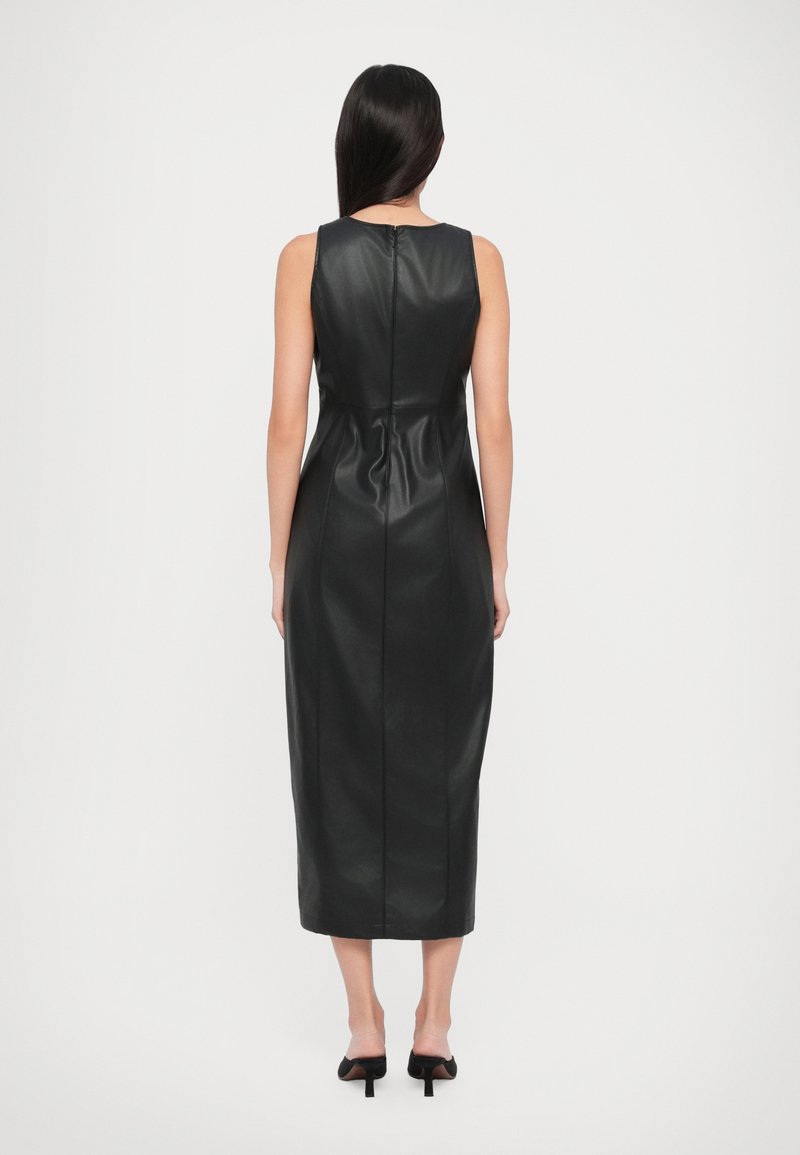 armani exchange faux leather dress Armani Exchange DRESS - Cocktail dress / Party dress - black