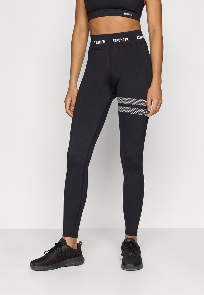 Stronger HERO LEGGINGS - Tajice - black