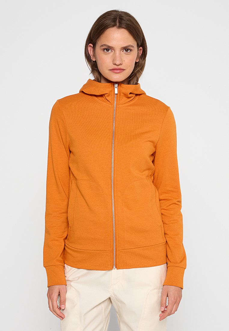 Icebreaker Sweater met rits oranje