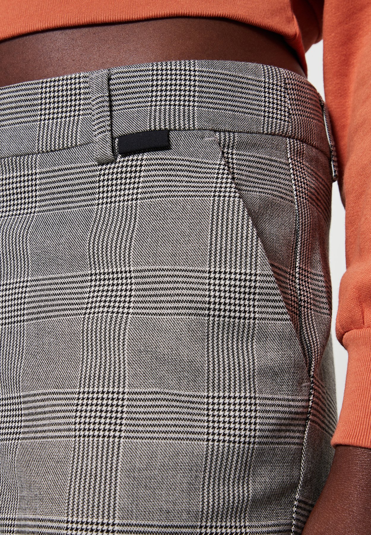 ONLCLEONE CHECK CIGARETTE PANT