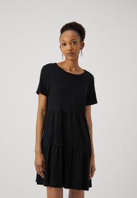 GAP - DRESS - Trikotāžas kleita - black Miniatūras attēls 1