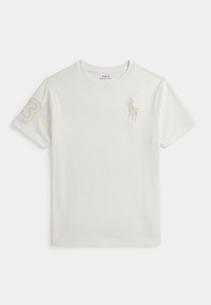 BIG PONY COTTON JERSEY TEE 7-14Y - Print T-shirt - deckwash white