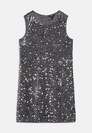 JUNIOR SEQUINS - Cocktailkjole - silver