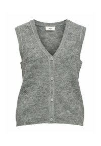Object WESTE STRICK - Gilet - medium grey melange