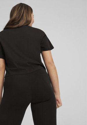 Puma, CROPPED - T-shirt con stampa - black