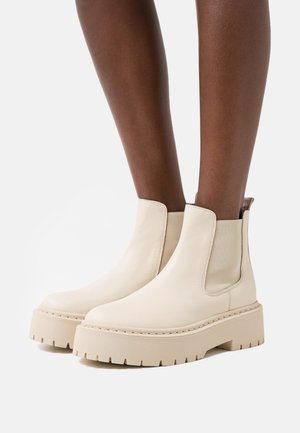 VEERLY - Bottines à plateau - bone