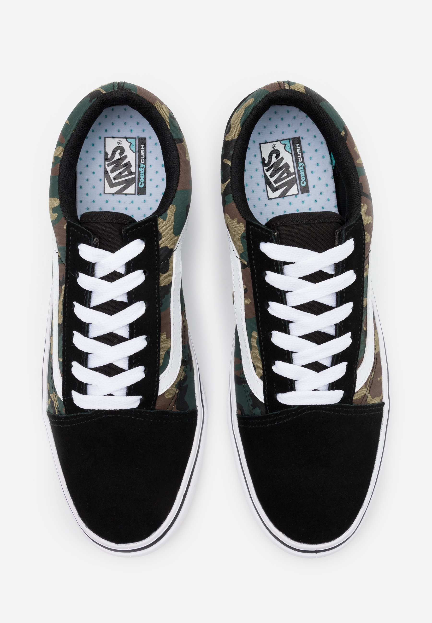 Vans COMFYCUSH OLD SKOOL - Sneaker low - black/true white/schwarz -  Zalando.de